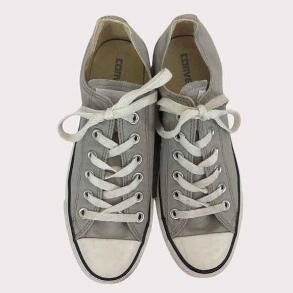 Converse All Star Women's Size 8 Men's Size 6 Low Top Light Grey Sneakers - Picture 1 of 9